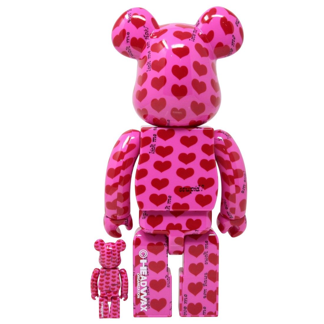 Bearbrick Pink Heart 100% & 400% Đồ Chơi Mô Hình Cao Cấp