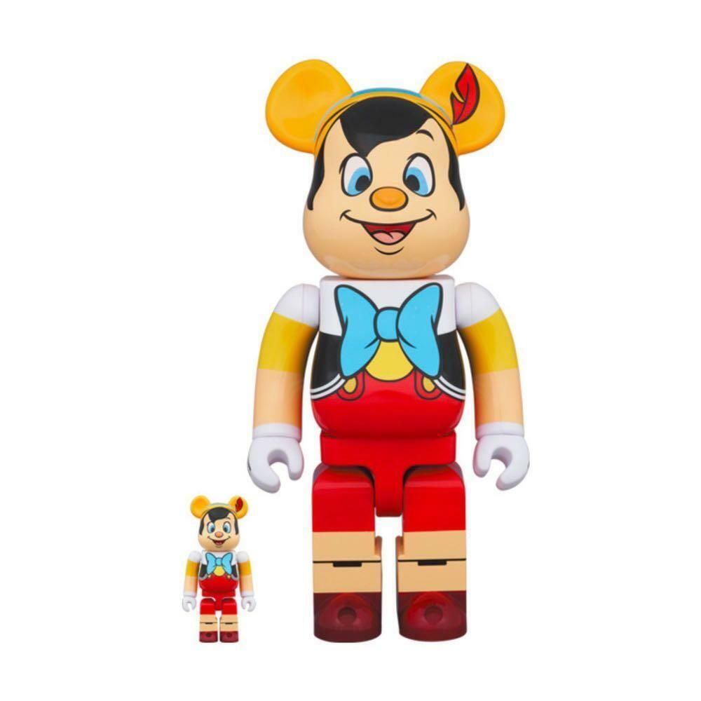 Bearbrick Pinocchio 100% & 400% Đồ Chơi Mô Hình Cao Cấp