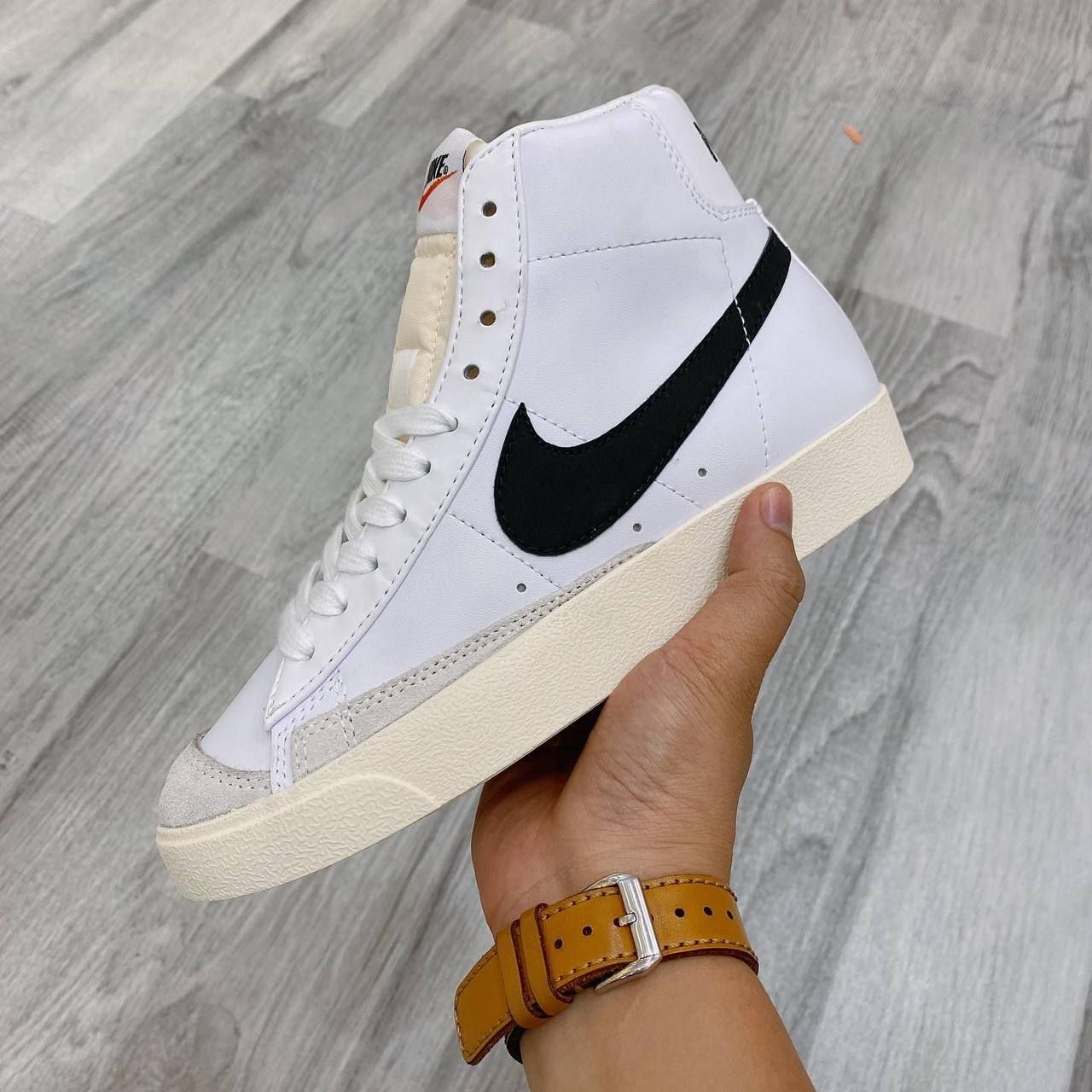  Giày Nike Blazer Trắng - Cao Cổ 