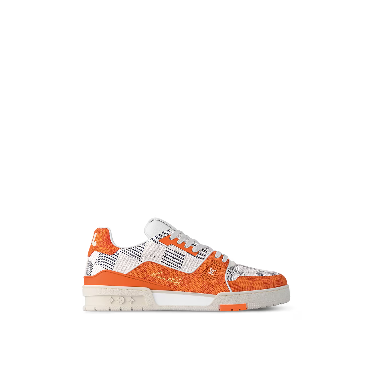 Giày LV Trainer Màu Cam