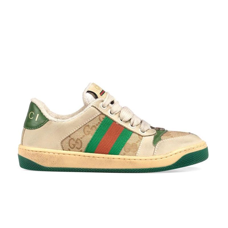  Giày Gucci Green White 