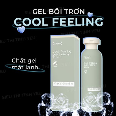 Gel bôi trơn Duai Cool Feeling mát lạnh Chai 200ml