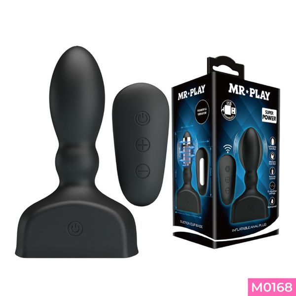 Trứng rung hậu môn Pretty Love Mr Play Anal Plug 12 chế độ rung xoay dùng sạc