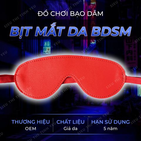 Đồ chơi BDSM bịt mắt da