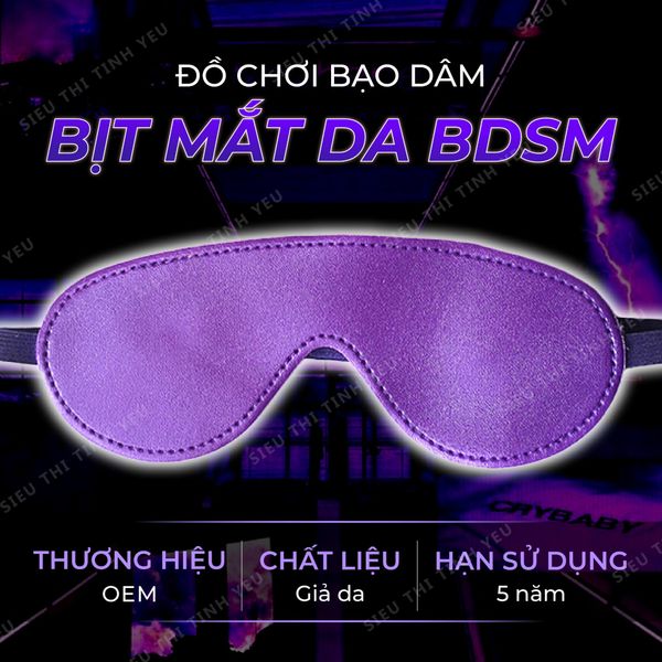 Đồ chơi BD.SM bịt mắt da