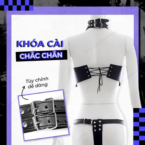 Bộ đồ chơi BDSM bộ bikini hở ngực