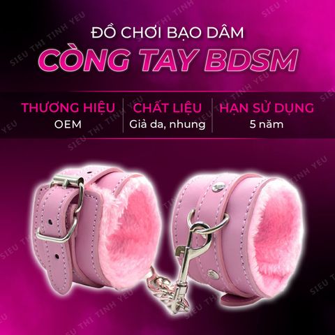 Đồ chơi BDSM còng tay