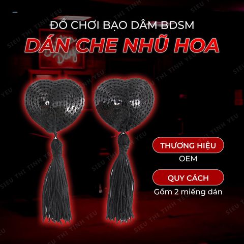 Đồ chơi BD.SM miếng dán che nhũ hoa