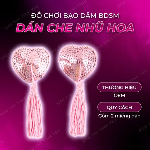 Đồ chơi BDSM miếng dán che nhũ hoa