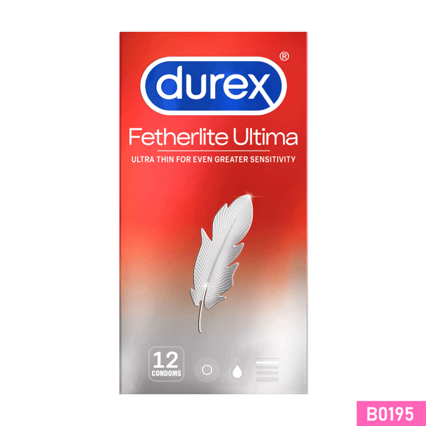 Bao cao su Durex Fetherlite Ultima ôm khít nhạy cảm Hộp 12 cái