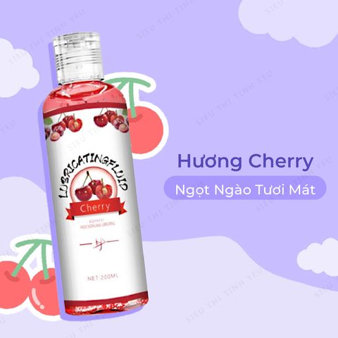 Gel bôi trơn Boyafei Cherry hương cherry chai 200ml
