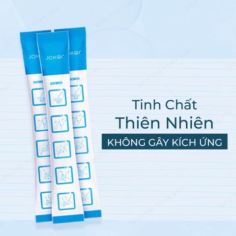 Gel bôi trơn Joker màu xanh siêu bôi trơn hộp 12 ống