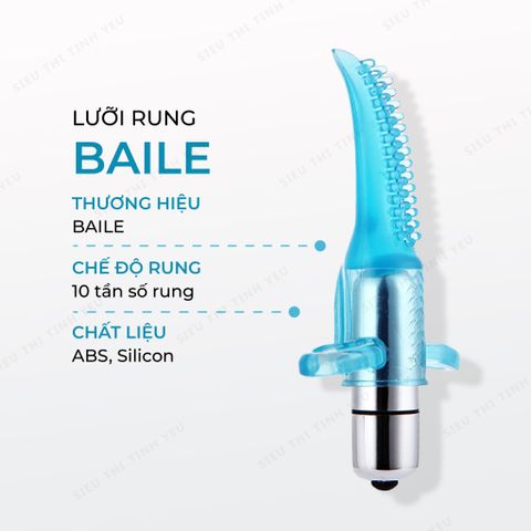 Lưỡi rung Baile màu xanh dùng pin