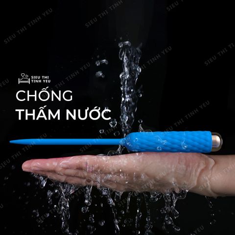 Que kích thích niệu đạo Leten cho nam đa chế độ rung dùng pin