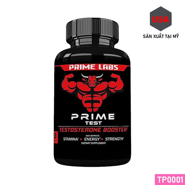 Prime Labs khỏe như Trâu, sản xuât tại mỹ, chai 60 viên