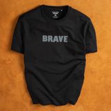  Áo T shirt họa tiết in Brave FSTS004 