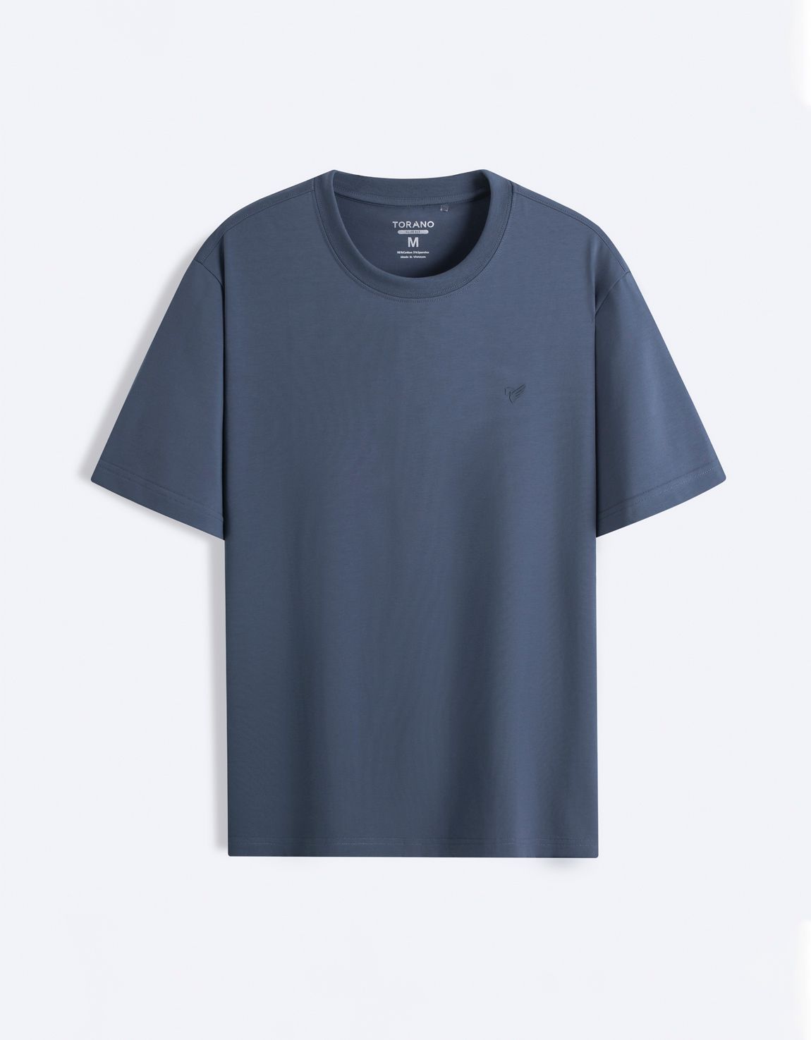  Áo T shirt trơn in logo ngực FSTS001 