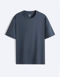  Áo T shirt trơn in logo ngực FSTS001 