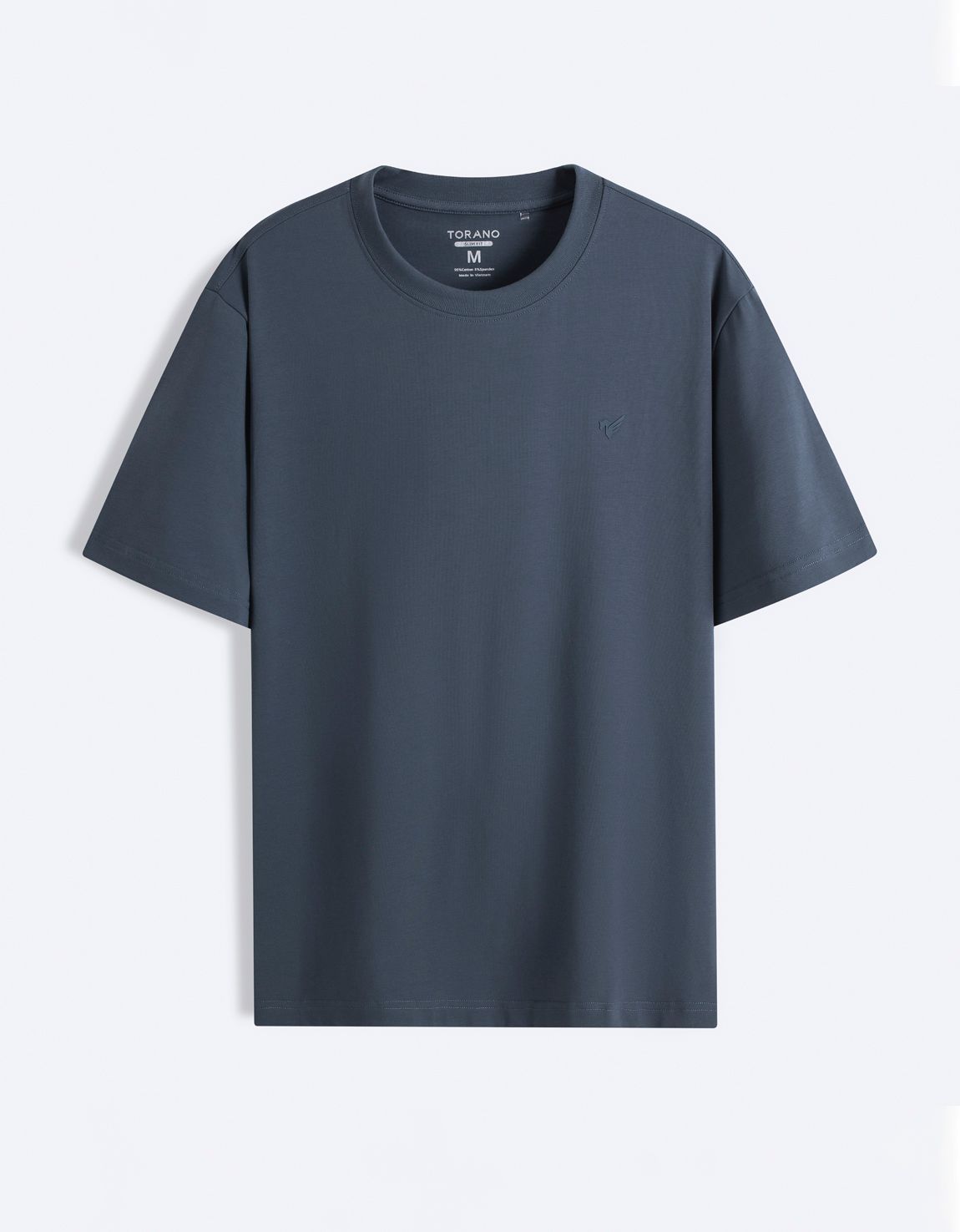  Áo T shirt trơn in logo ngực FSTS001 