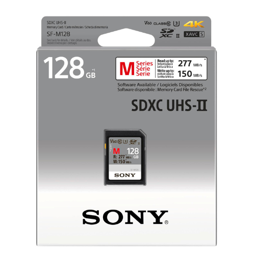 Thẻ nhớ Sony 128GB M Series UHS-II SDXC 277/150 MB/s