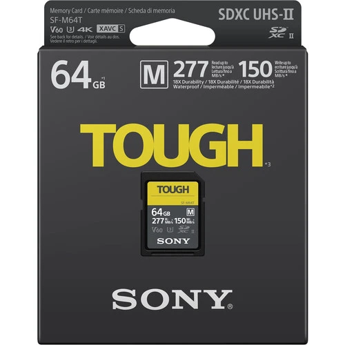 Thẻ nhớ Sony 64GB SDXC SF-M series TOUGH UHS-II 150MB/s