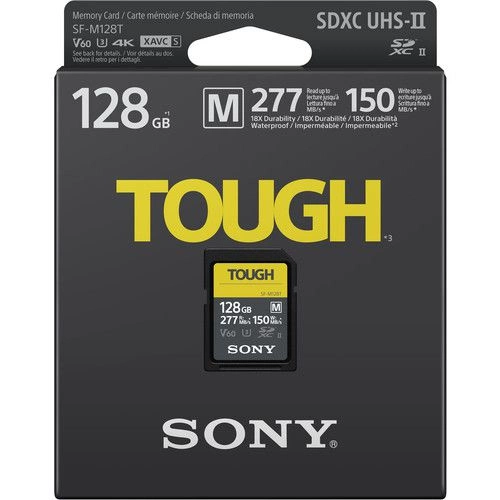 Thẻ nhớ Sony 128GB SDXC SF-M series TOUGH UHS-II 150MB/s