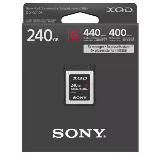 Thẻ nhớ XQD Sony 440/400 MB/s Dòng G 240GB