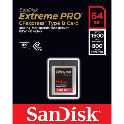 Thẻ nhớ CFexpress 2.0 SanDisk Extreme Pro 64GB Type B