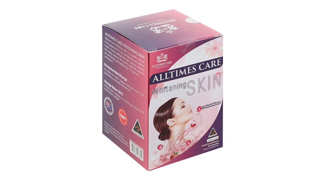  Alltimes Care Whitening Skin hỗ trợ trắng da, chống lão hóa hộp 60 viên 