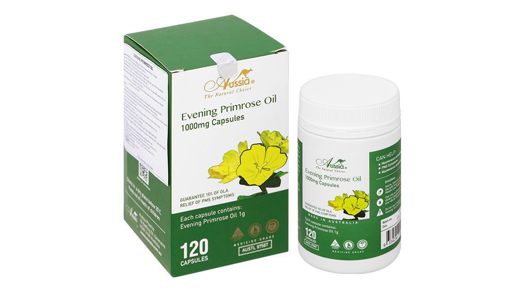 Aussia Evening Primrose Oil - Viên uống hỗ trợ làm đẹp da dành cho phái đẹp