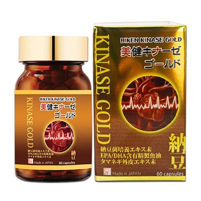 Biken Kinase Gold - Viên uống bổ não, hạ mỡ máu an toàn & hiệu quả