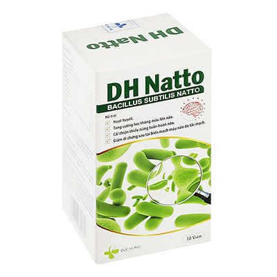 DH Natto - Hỗ trợ hoạt huyết, giúp tăng cường lưu thông máu lên não