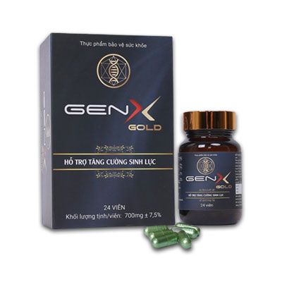  Gen X Gold - Viên uống tăng cường sinh lý cho nam giới 