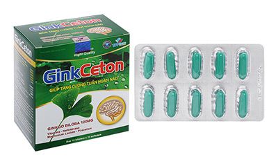  GinkCeton - Hỗ trợ tăng cường máu lên não, tuần hoàn não 