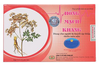  Hồng Mạch Khang - Hỗ trợ bổ máu, giảm huyết áp thấp suy nhược cơ thể 