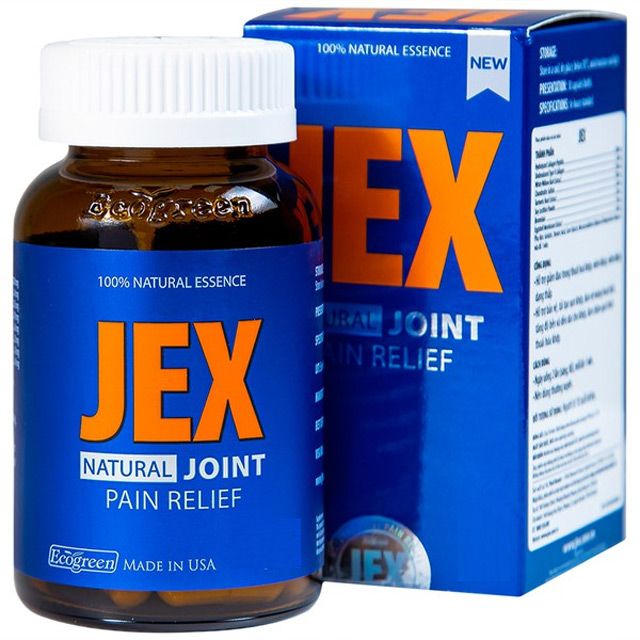 JEX Natural Joint Pain Relief - Hỗ trợ bảo vệ, tái tạo sụn khớp
