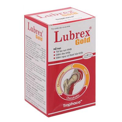  Lubrex Gold - Hỗ trợ giảm đau tái tạo sụn khớp, chống viêm khớp 