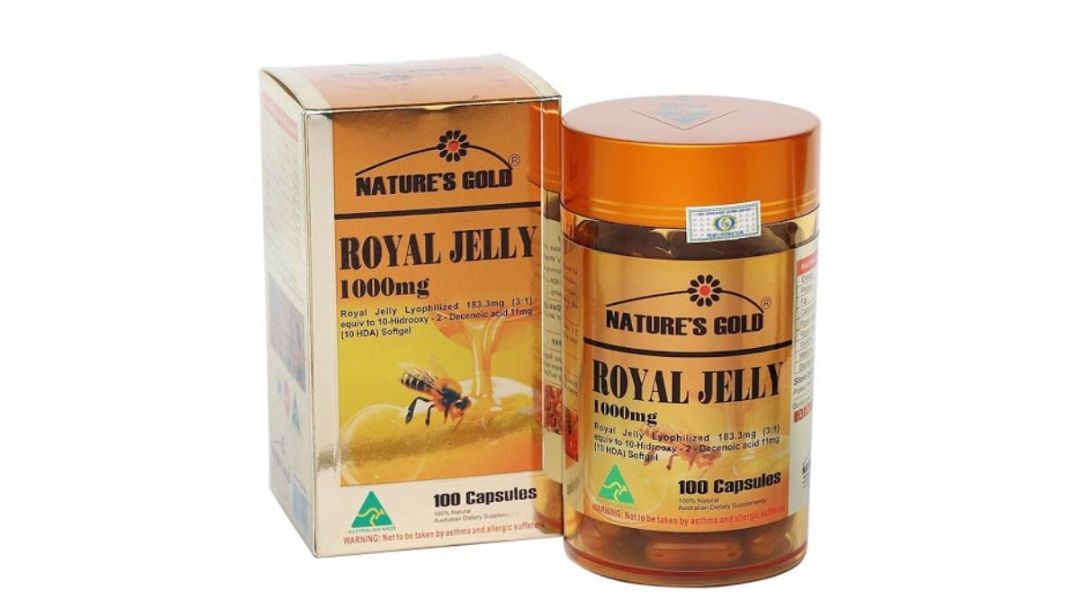  Nature's Gold Royal Jelly giúp da căng trắng mịn màng 