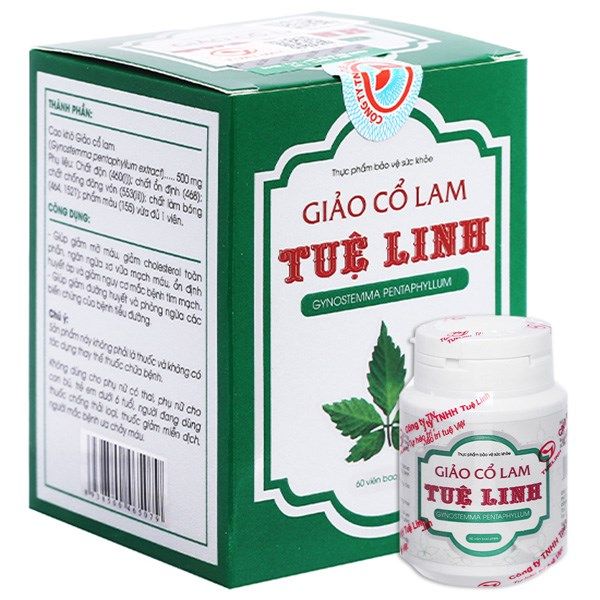  Giảo Cổ Lam Tuệ Linh - Hỗ trợ giảm mỡ máu, ngăn ngừa xơ vữa động mạch 