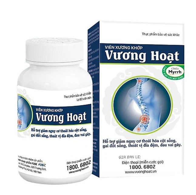 Viên uống Vương Hoạt 80 viên: Giảm Nguy Cơ Thoái Hóa Cột Sống và Đau Vai Gáy