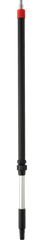  Aluminium Telescopic Handle w/Hose Nozzle, waterfed, 1080 mm, , Black 