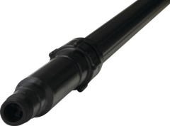  Aluminium Telescopic Handle w/Hose Nozzle, waterfed, 1600 mm, , Black 