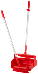  Dustpan set, closable with broom, 350 mm, Medium 