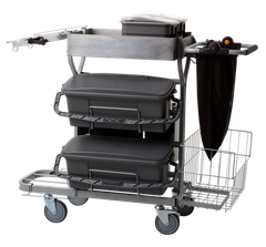  Compact Cleaning Trolley Plus , 40 cm, Grey 