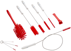  Brush Kit f/Softice Machines, Red 