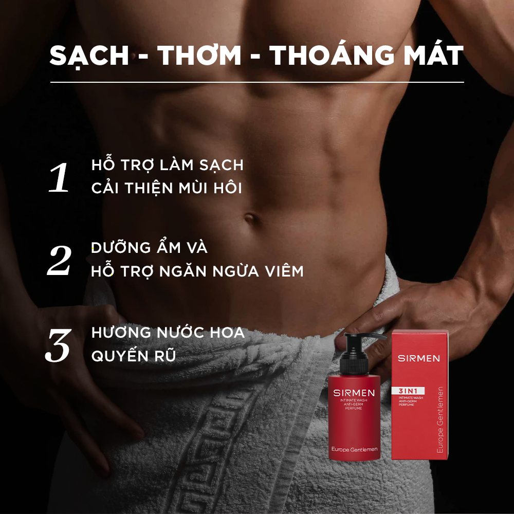 Bộ quà tặng cho nam MANCHESTER EUROPE Gồm Sữa tắm 350g, Nước hoa nam 10ml và Dung dịch vệ sinh nam 100g hương nước hoa