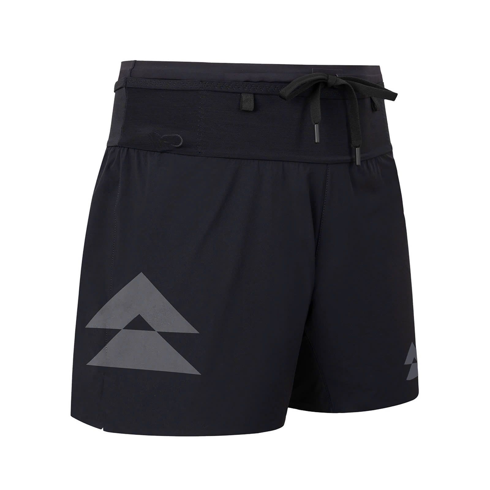 Quần Short Chạy Bộ T8 - Nam - Đen