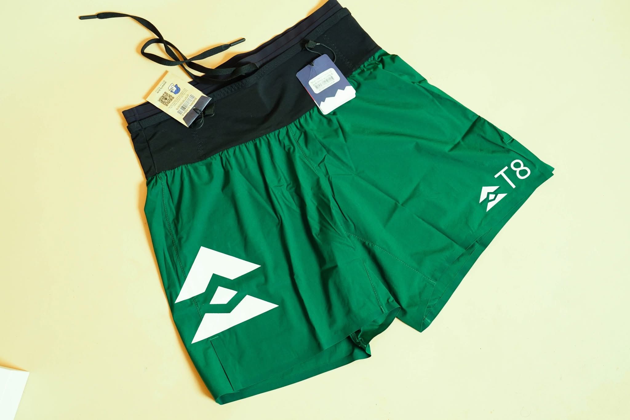 Quần Short Chạy Bộ T8 - Nam - Xanh Green