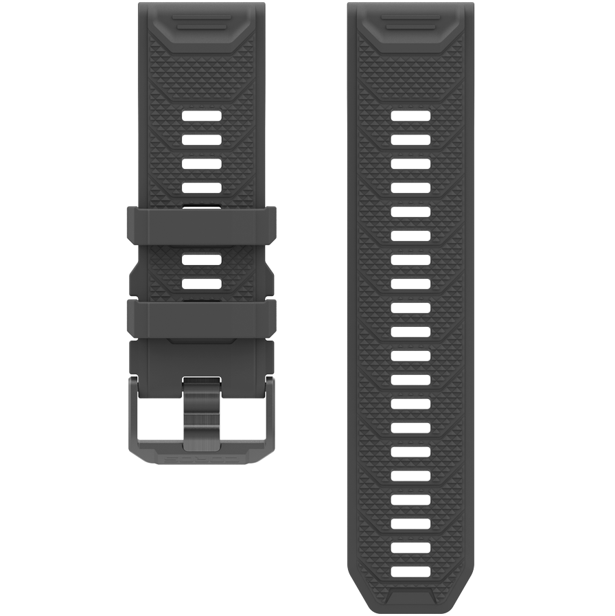Dây Đồng Hồ COROS Vertix 26mm Silicone Band Black