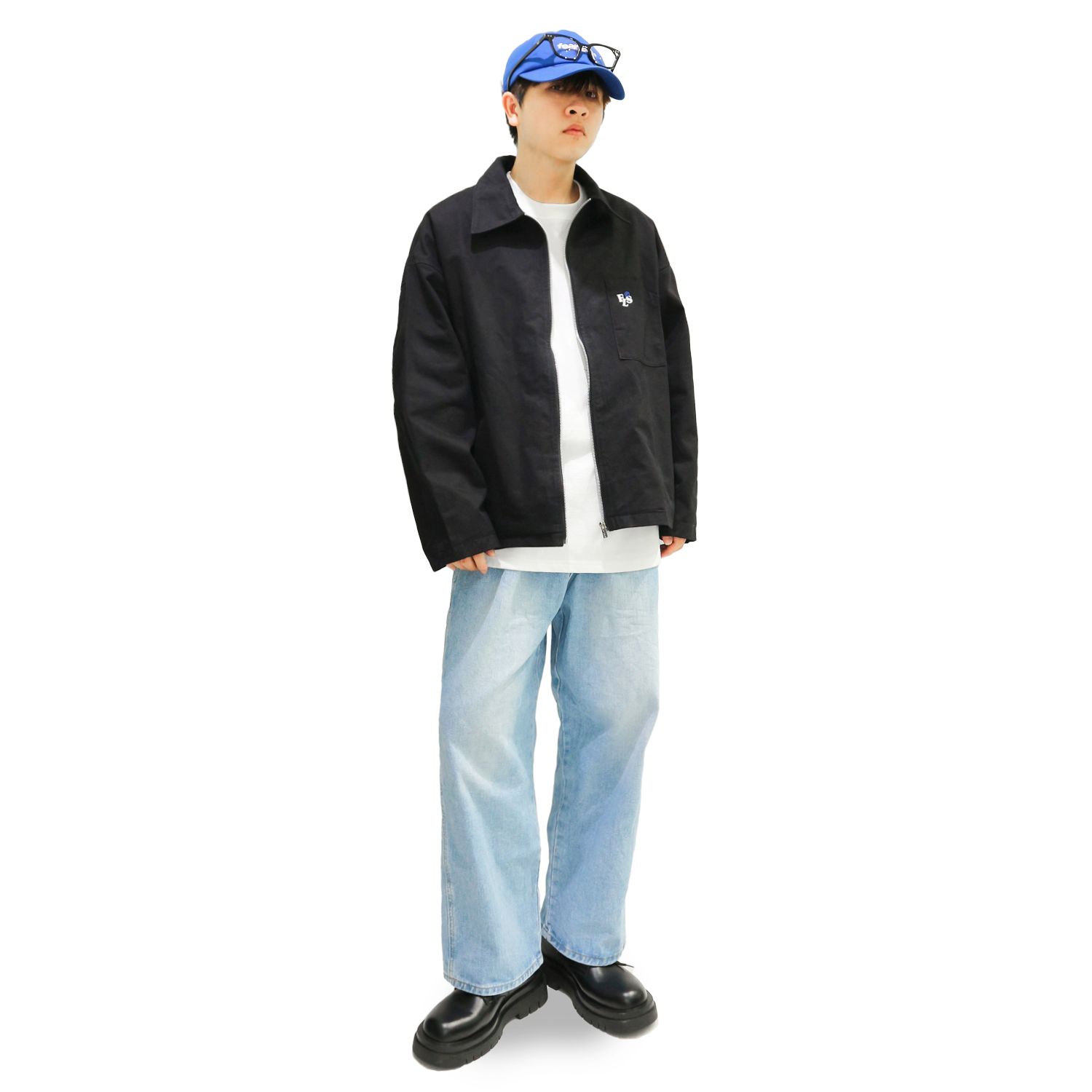 FEARLESS FLS kaki zip jacket